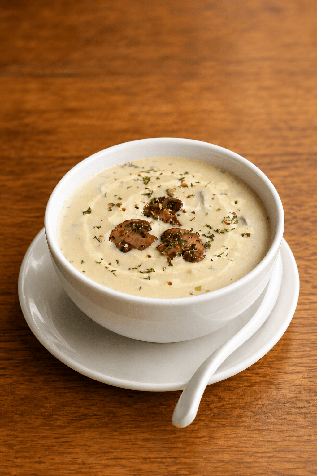 Cream of mushroom soup