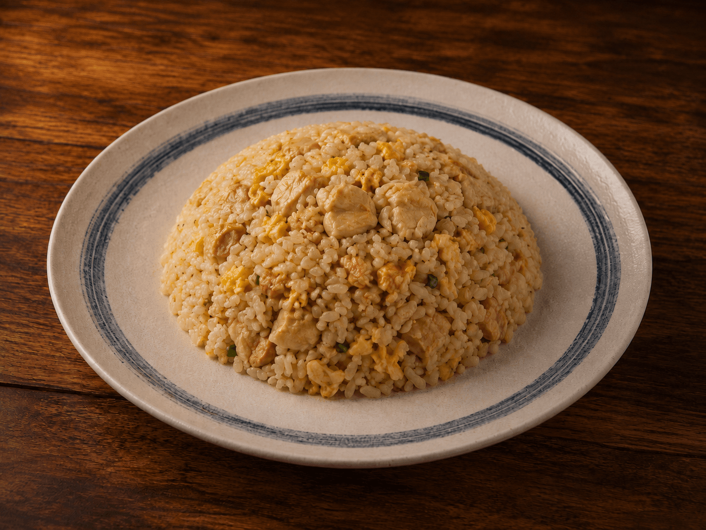 Garlic chicken fried rice